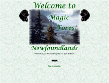 Tablet Screenshot of magic-forest.de